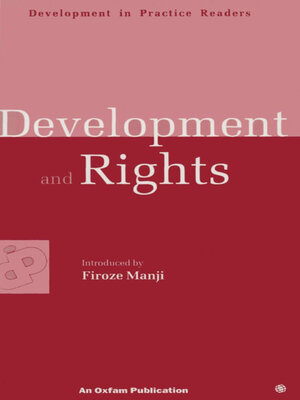 cover image of Development and Rights